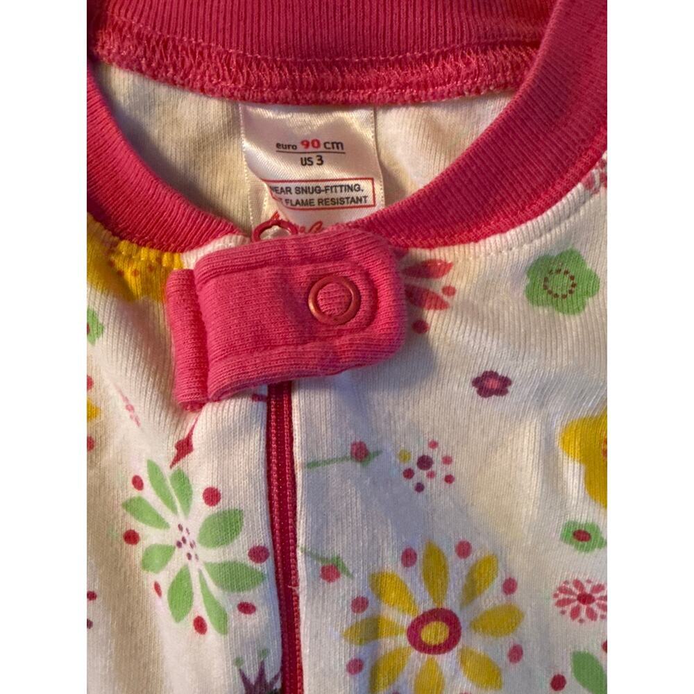 HANNA ANDERSSON FAIRY ONE PIECE COTTON SLEEPER PAJAMAS SIZE 3 - Picture 2 of 2